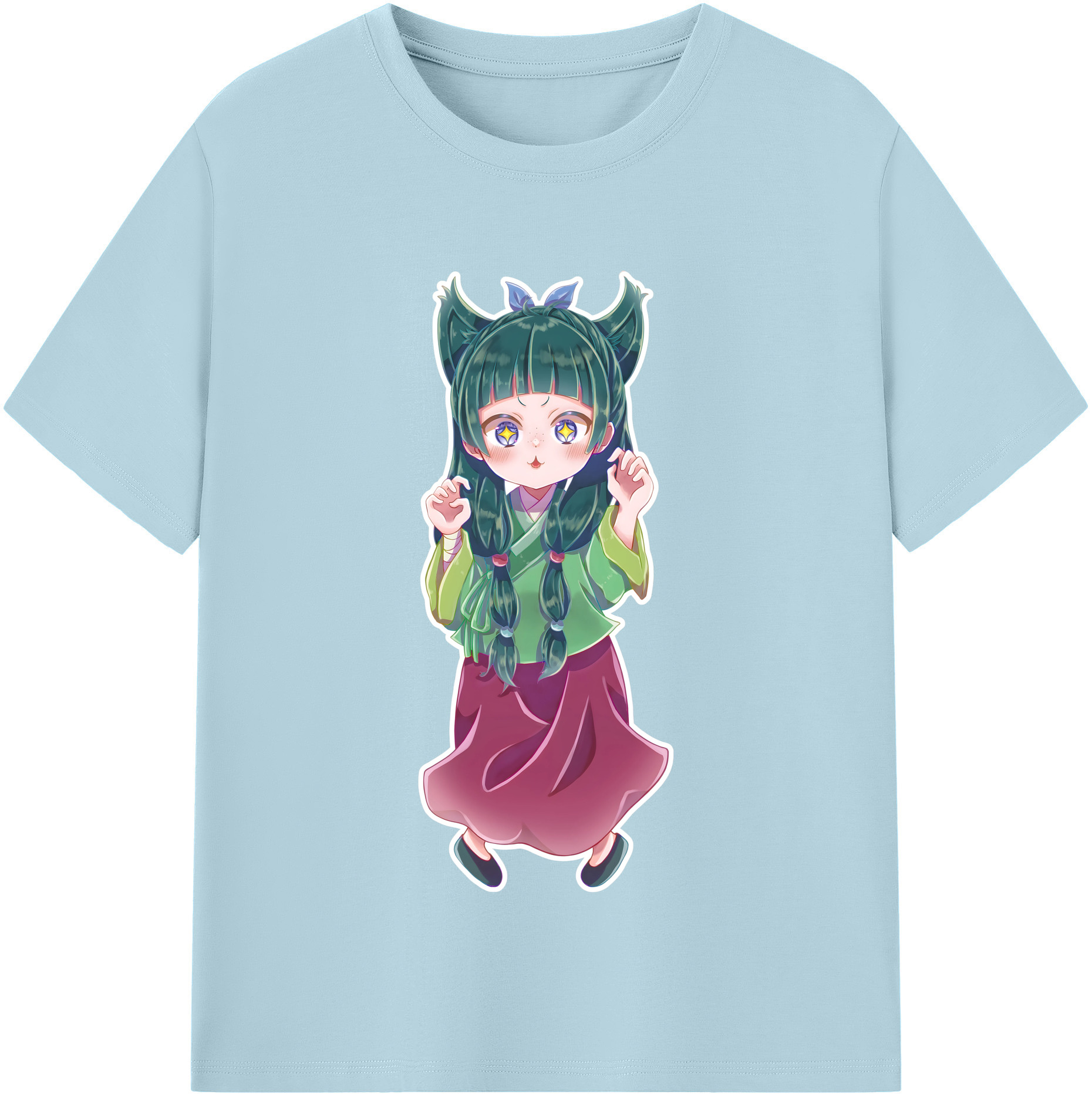 （画像用） 薬屋のひとりごと The Apothecary Diaries 綿100％半袖Tシャツ（フロントプリント）